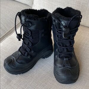 Columbia 400 grams kids black Winter Boots